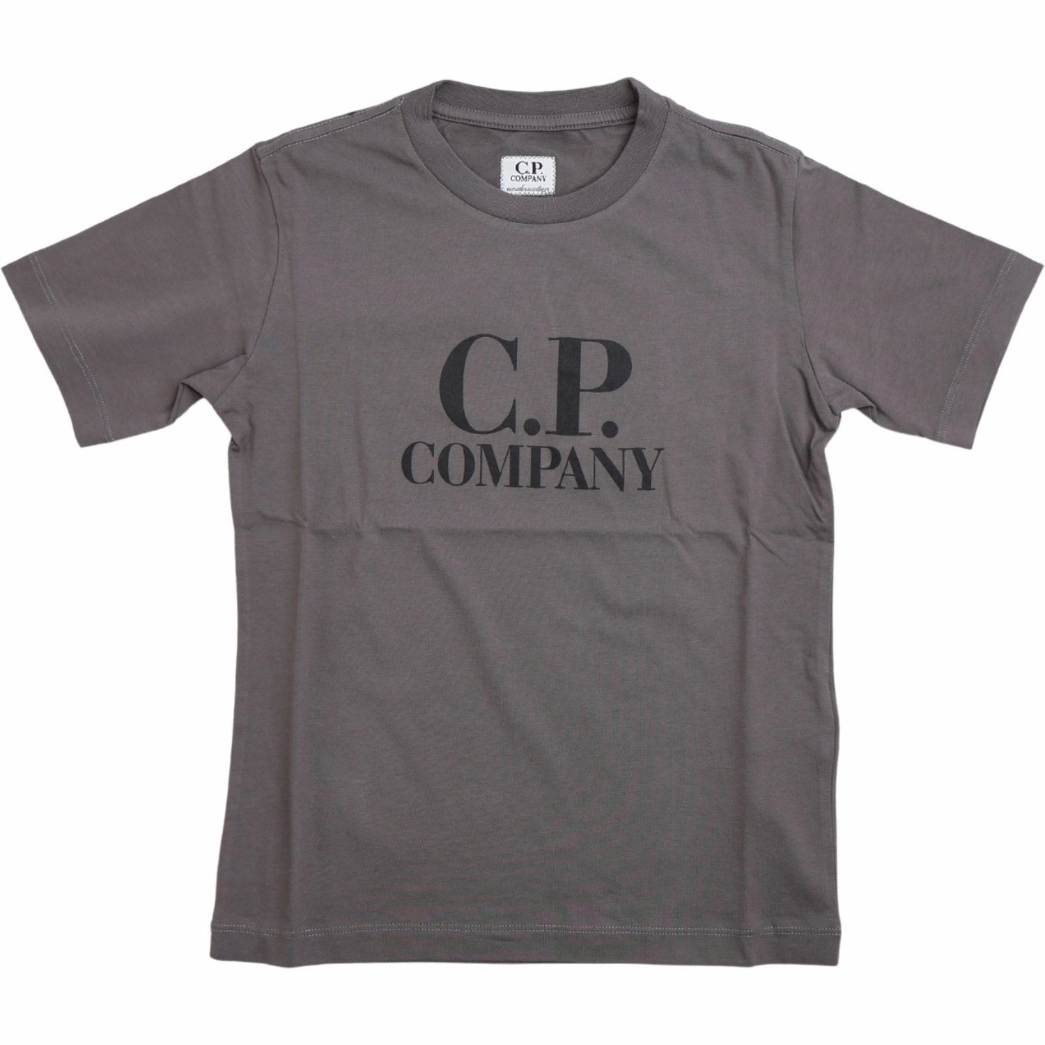 C.P. Company Anthracite Grey T-Shirt Short Sleeve Sporty and Cool