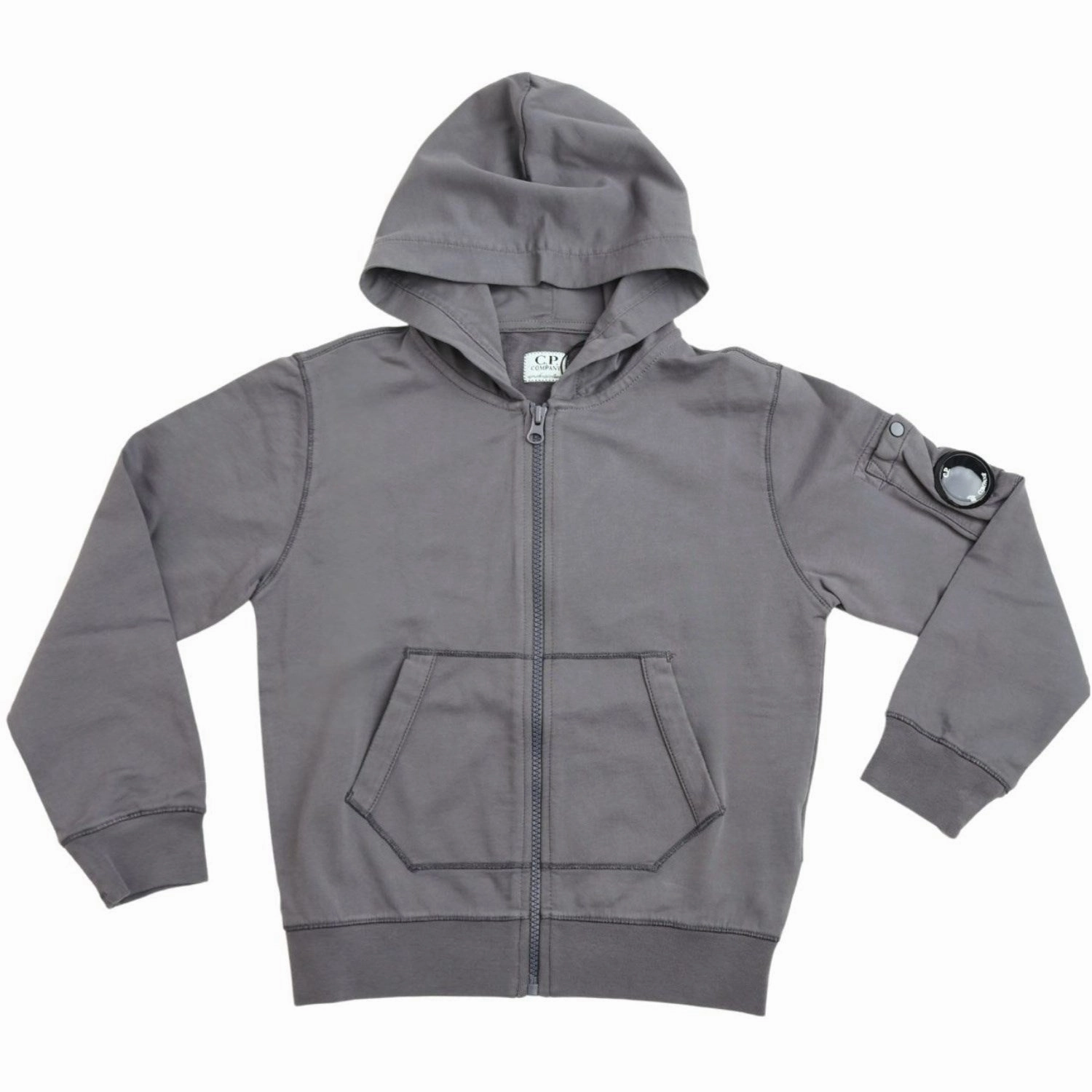 Versatile Apparel winter break C.P. Company Anthracite Grey Zip Sweatshirt/Hood
