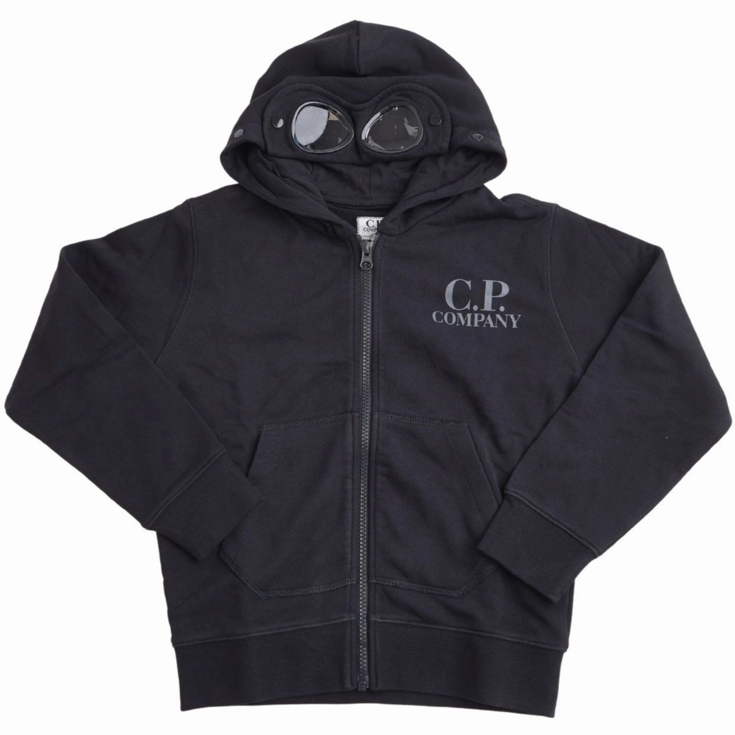 Resort Wear C.P. Company Black Zip Sweatshirt/Hood