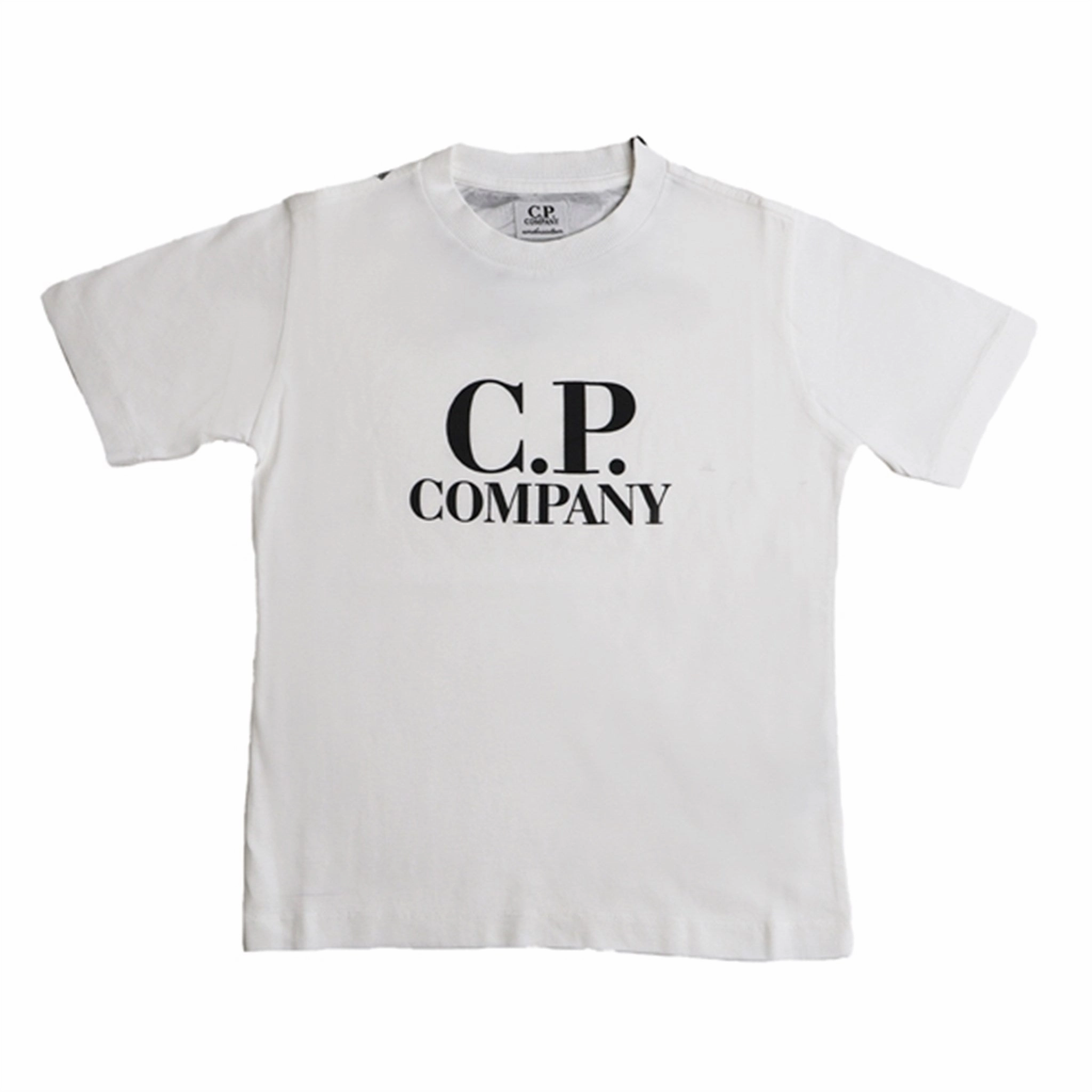 C.P. Company Gauze White T-shirt StretchReinforcedArmholes Spring Freshness