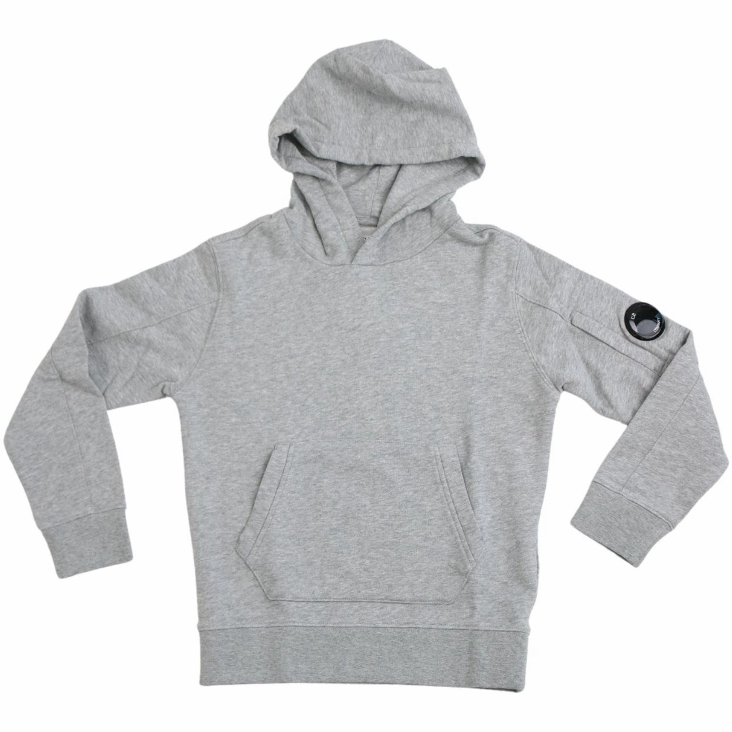 Dolphin like organic materials C.P. Company Melange Grey Sweatshirt W/Hood