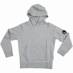 Dolphin like organic materials C.P. Company Melange Grey Sweatshirt W/Hood