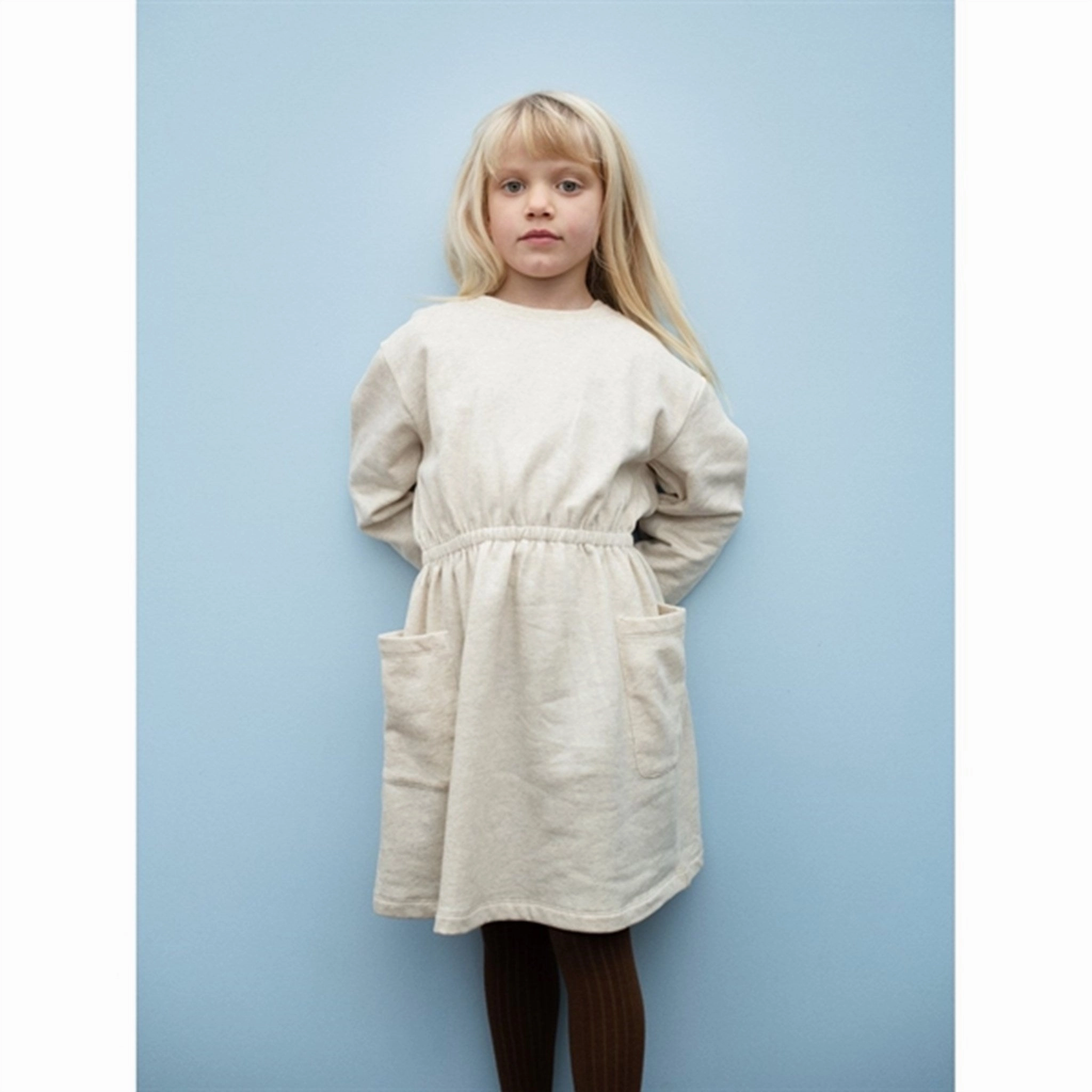 Serendipity Shell Sweat Dress Subtle tone Casual Essential