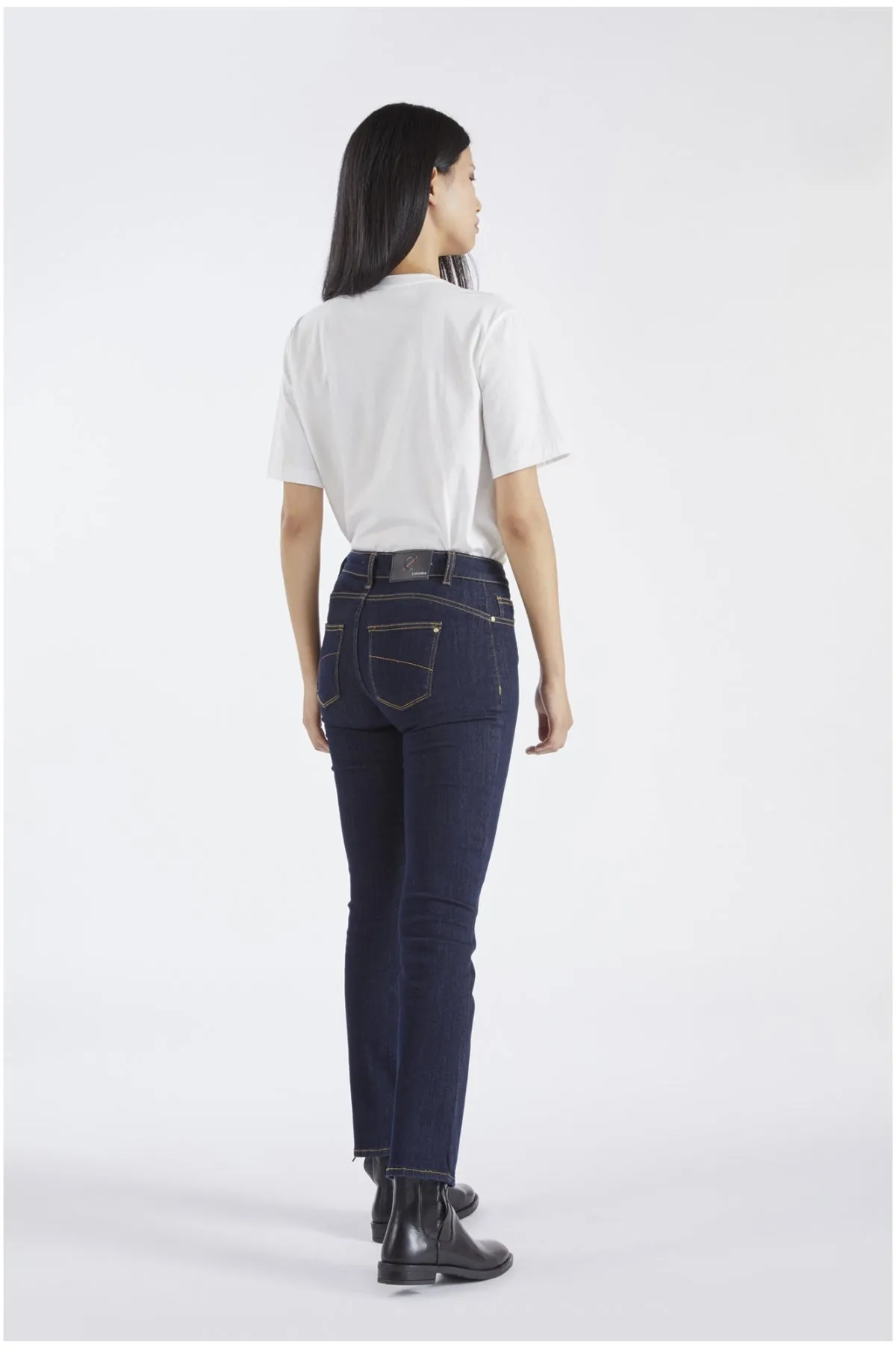 BreathableFabric Caf??Noir Audrey denim slim ida donna superstretch C7JJ1001 B009 indaco