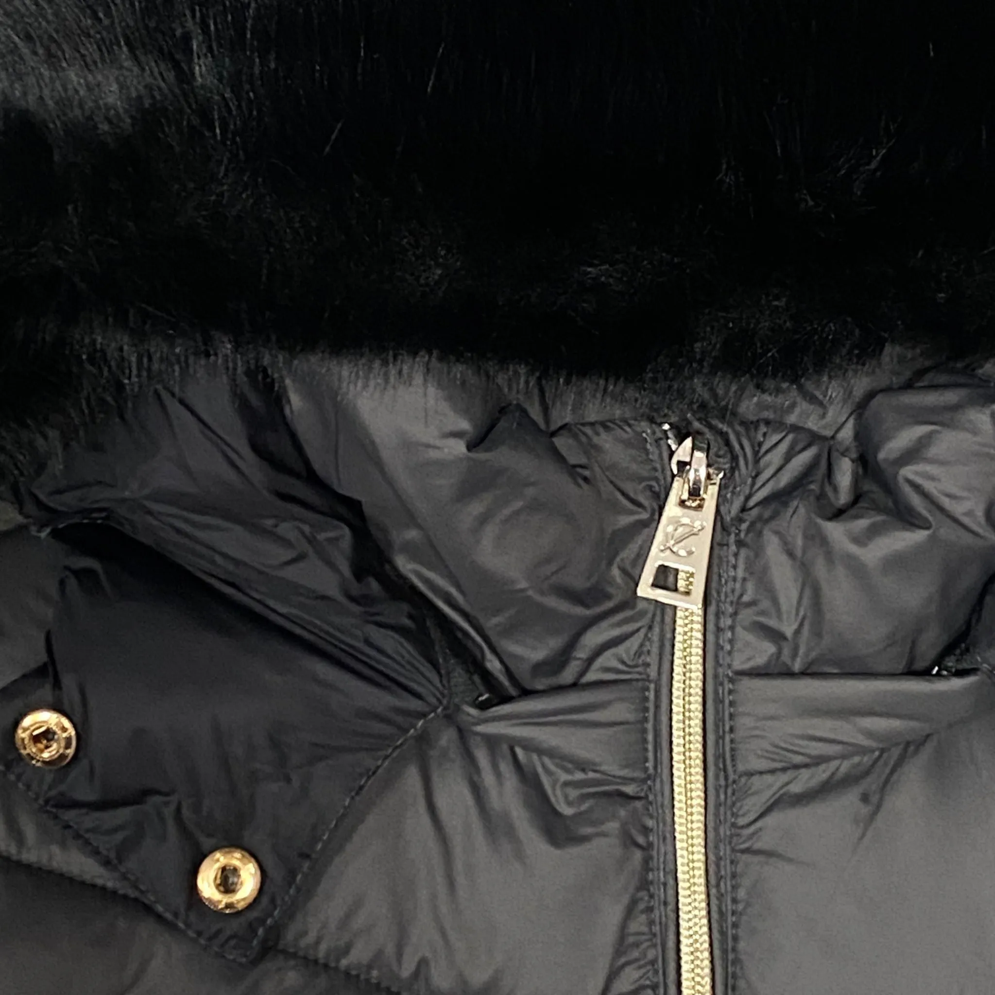 Work Layer Caf??Noir Piumino con cappuccio da donna avvitato c7JN0048 X004 espresso