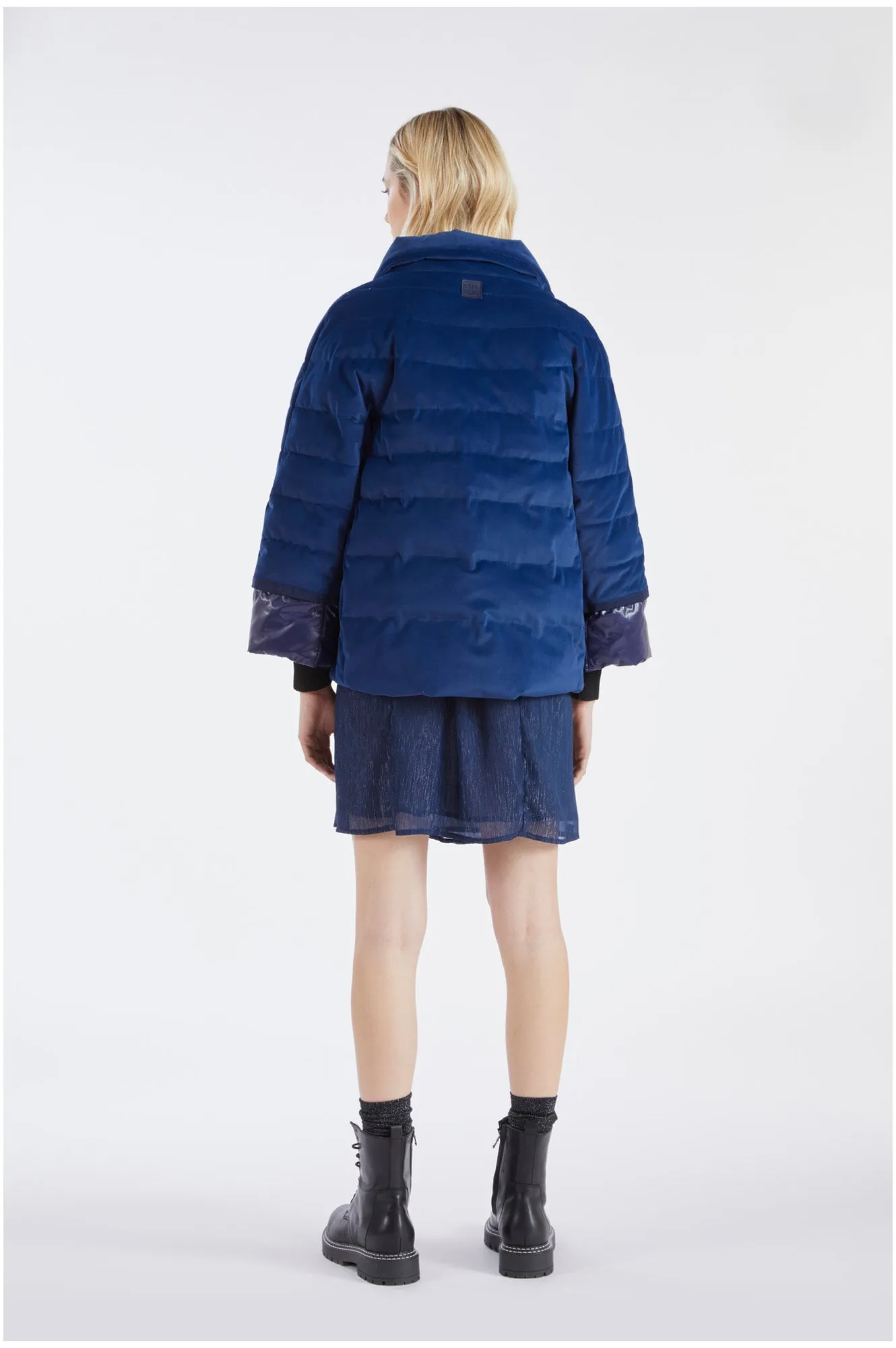 Winter Outer Layer Caf??Noir Piumino Svasato da donna C7JN0032 B012 blu