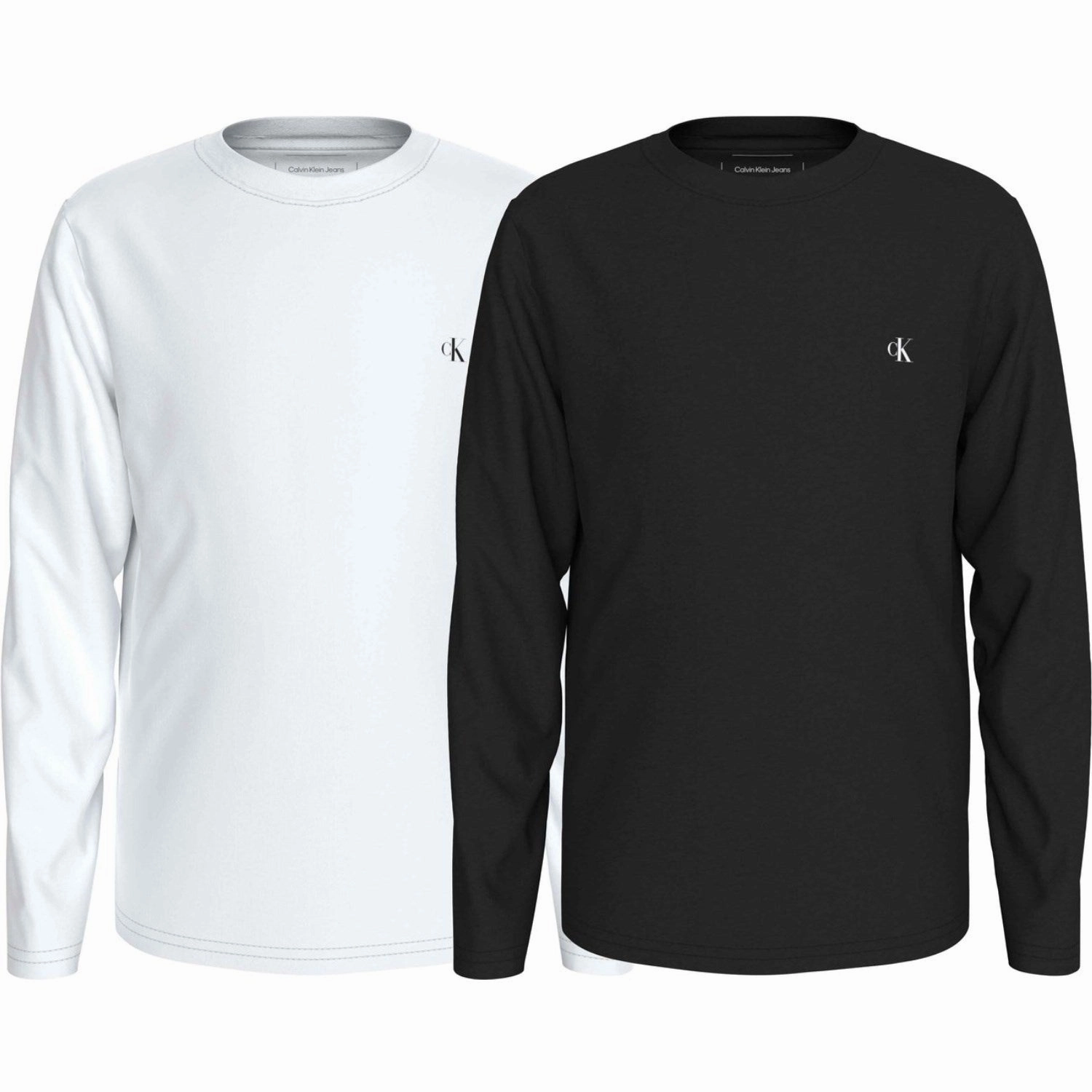 Rugged Style Calvin Klein Ck Black / Bright White 2-Pack Chest Mono Blouse