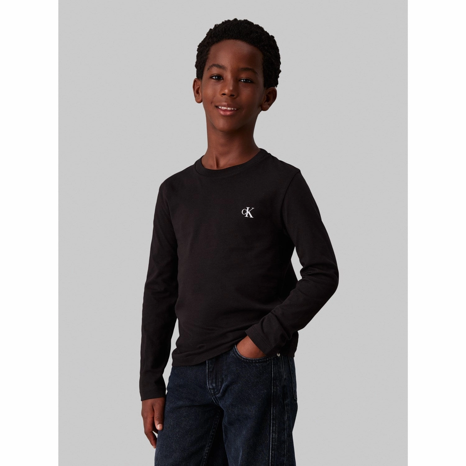 Calvin Klein Ck Black / Bright White 2-Pack Chest Mono Blouse Comfort Wear