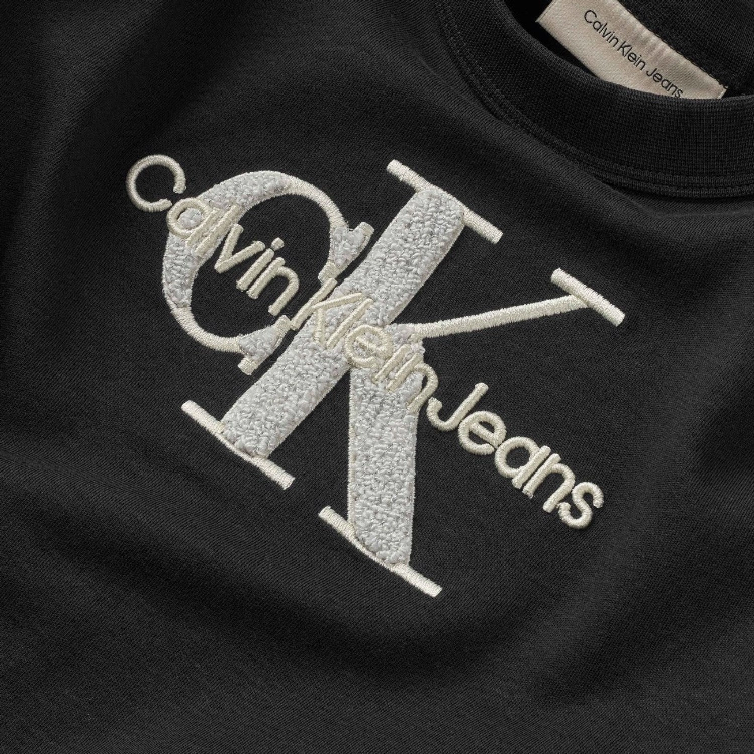 Perfect Wear Calvin Klein Ck Black Teddy MonolAndo Tee Ss