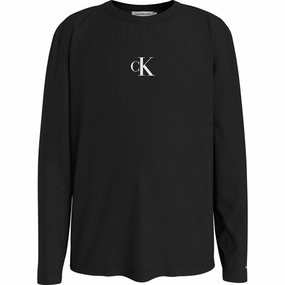 Calvin Klein Ck Logo Blouse Ck Black Plus size option