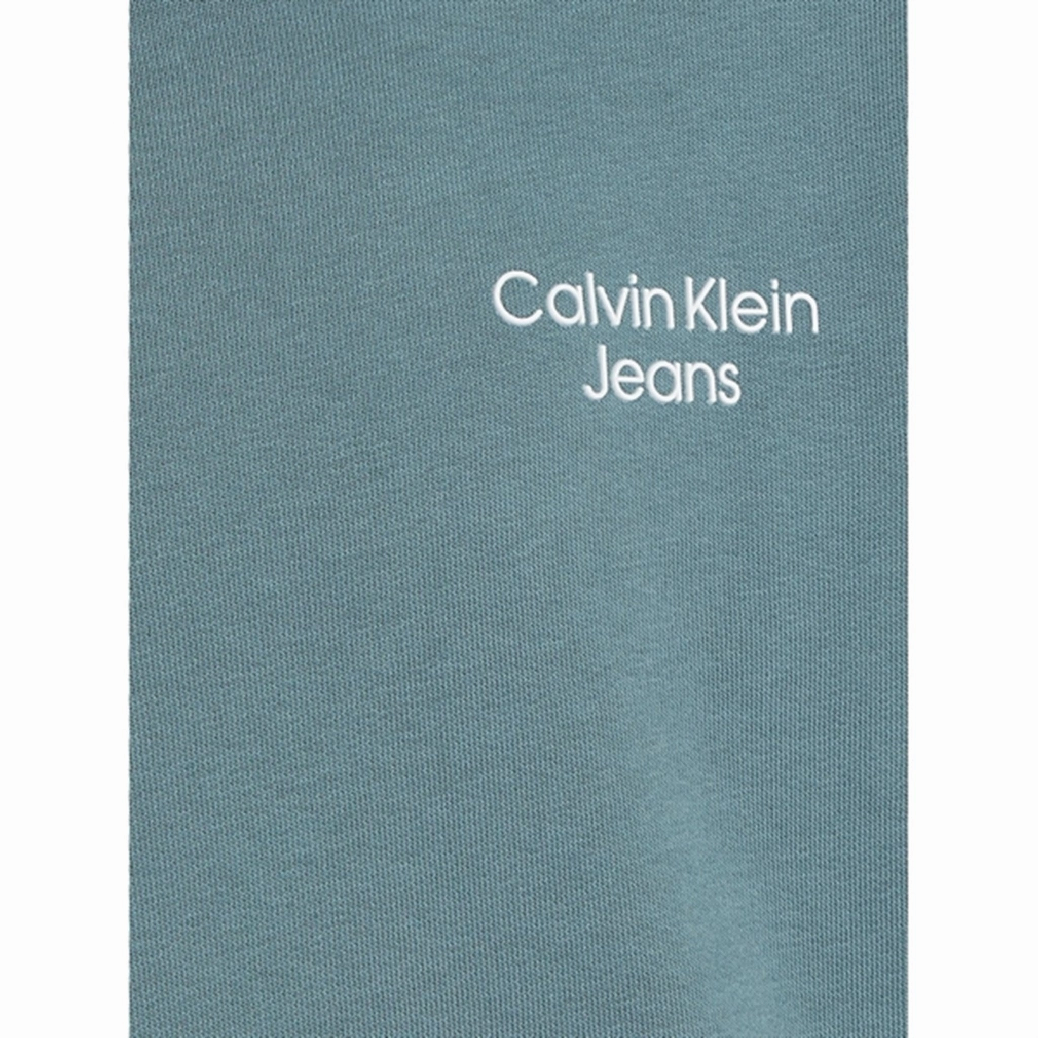 Calvin Klein CKJ Stack Logo Hoodie Goblin Blue Casual Icon