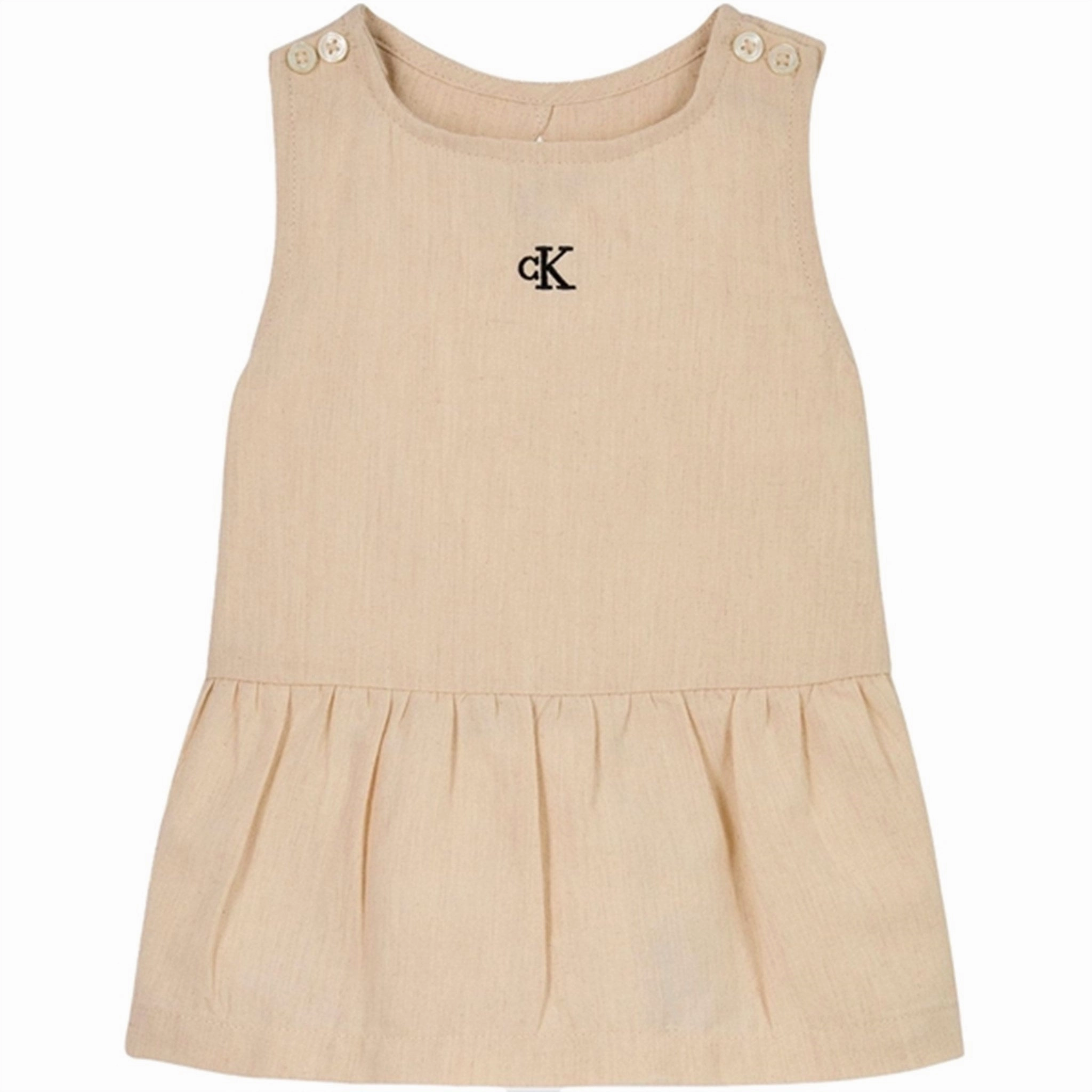 Soft Texture Versatile Style Wear Calvin Klein Dress Vanilla Heather