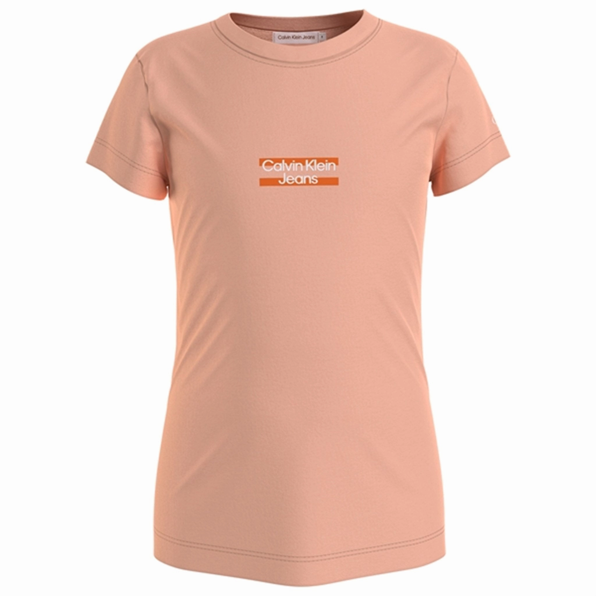 Calvin Klein Hero Logo Slim Fit T-Shirt Fresh Cantaloupe Smart Layer LongLastingColor