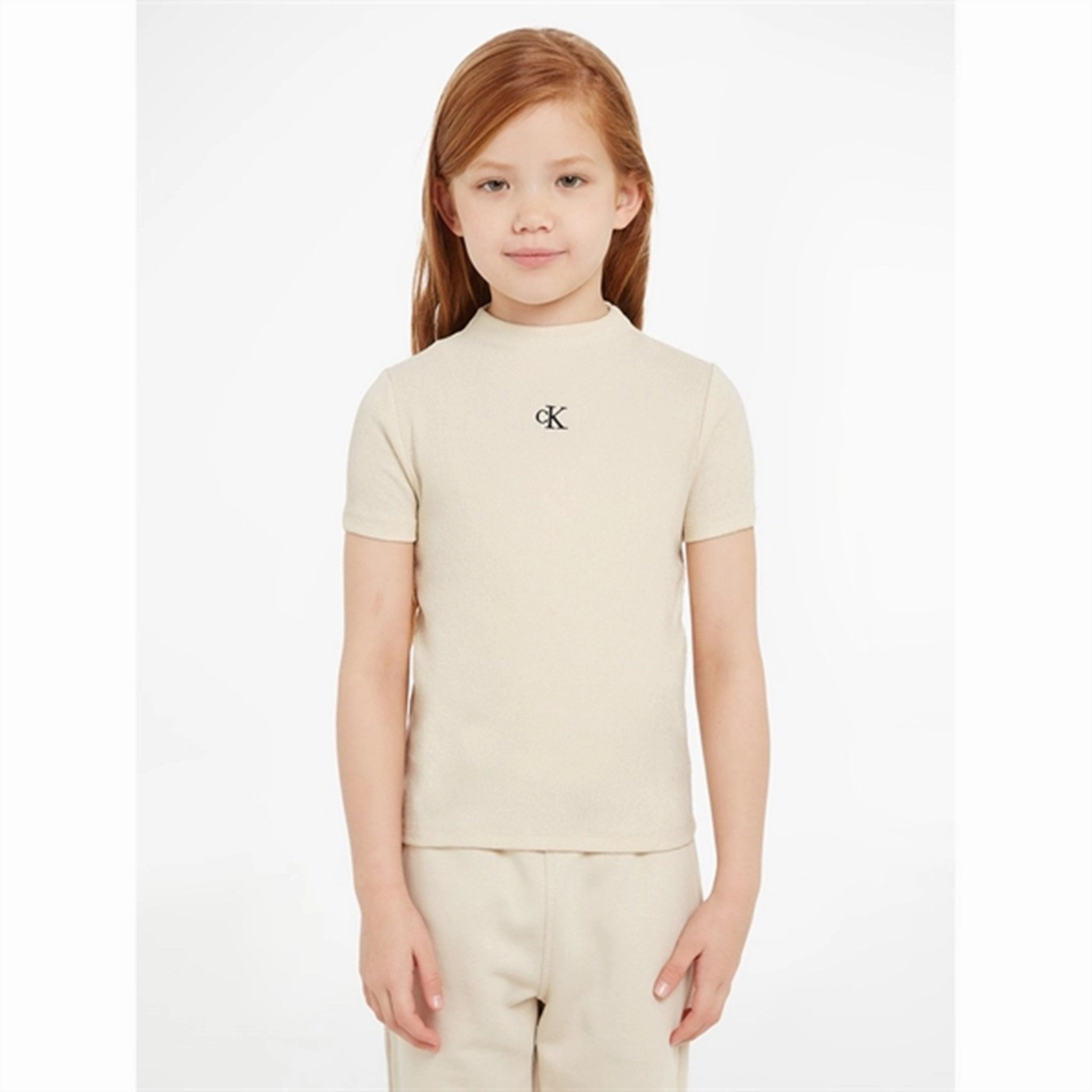 Everyday Wear Soft and Light Calvin Klein Light Crinkle T-Shirt Whitecap Gray