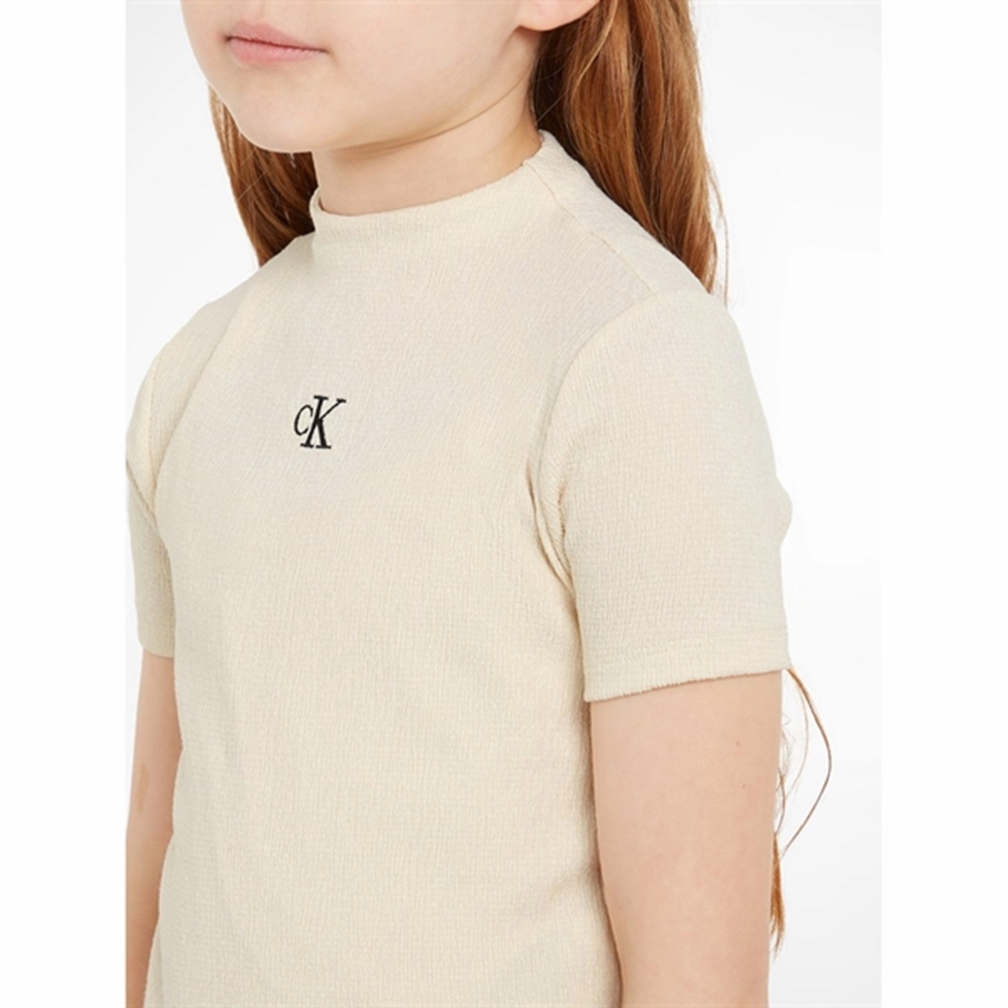 Calvin Klein Light Crinkle T-Shirt Whitecap Gray Cool and Relaxed Temperature Regulating