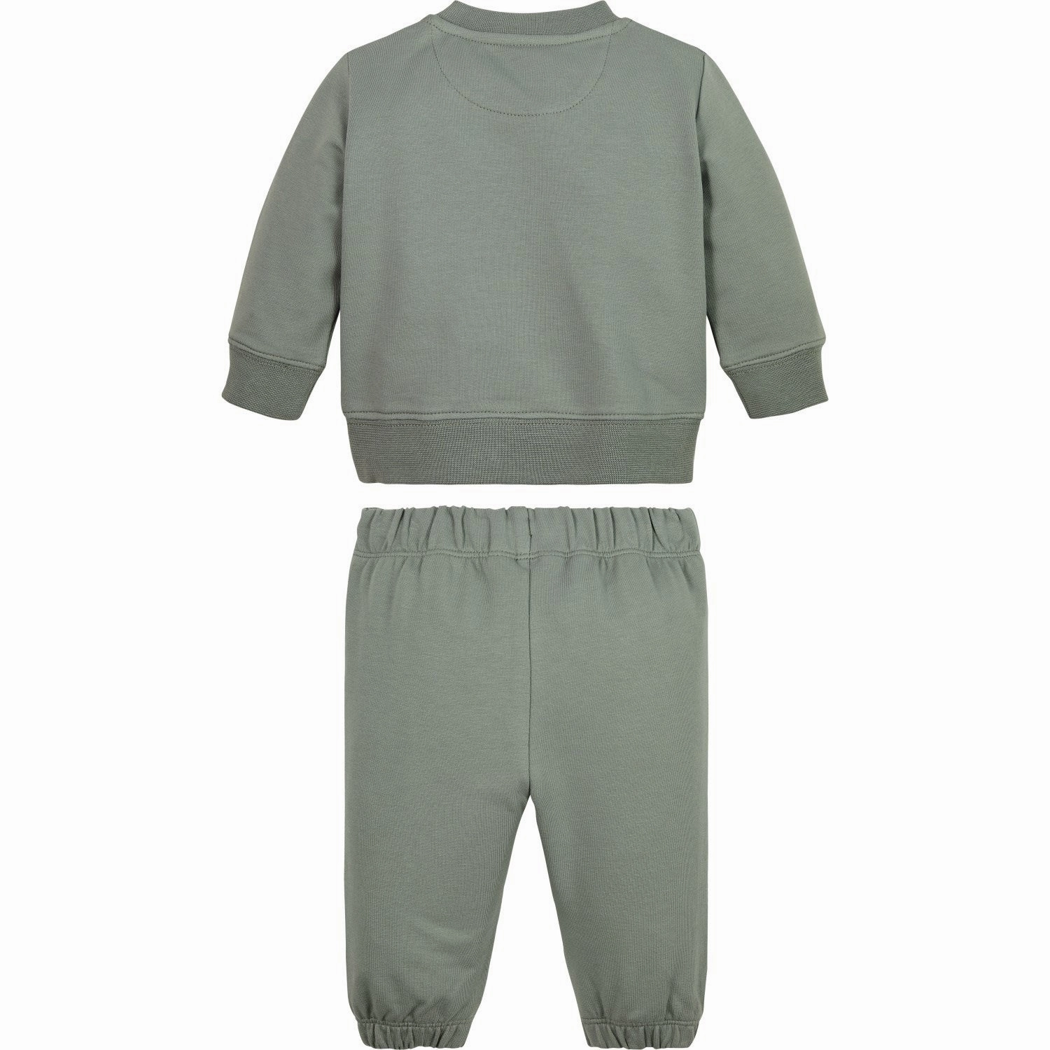 Calvin Klein Meteor Green Monochram CN Sweat Set Hybrid Weave Technology