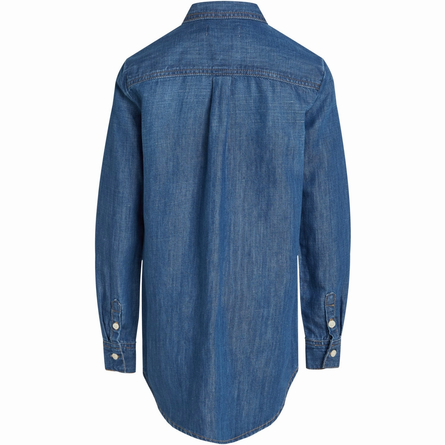 Calvin Klein Mid Serenity Denim Lw Mid Serenity Shirt Zip Front Anti Static Lining