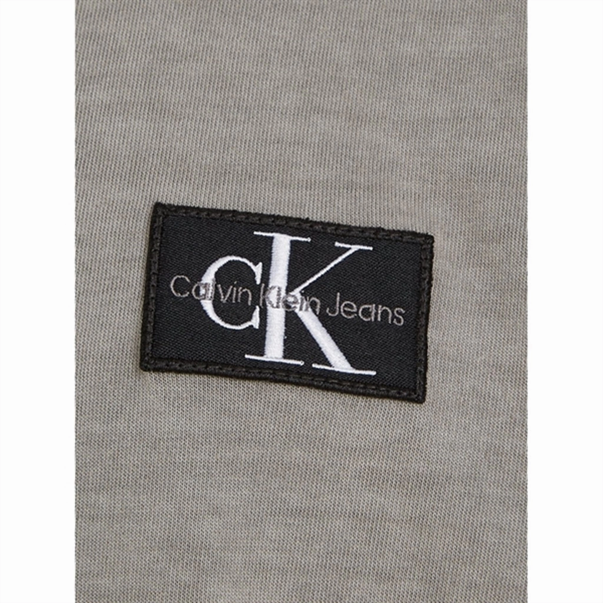 Coffee Run Calvin Klein Mineral Dye Badge Blouse Ck Black