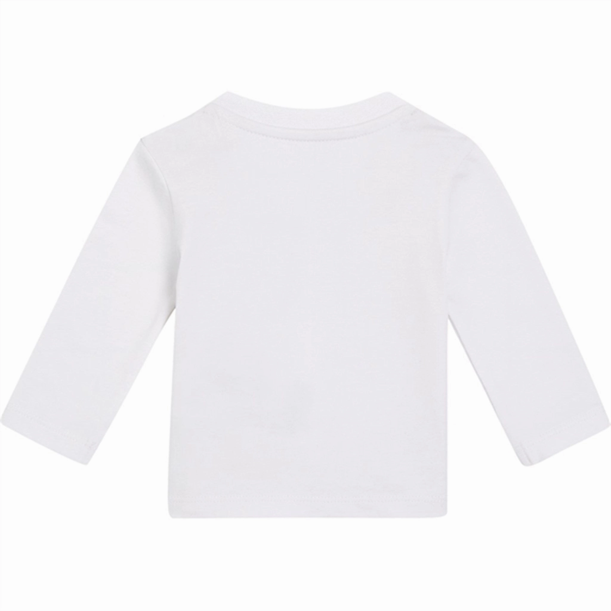 Calvin Klein Monogram Blouse Bright White Youth fashion Dinner Date