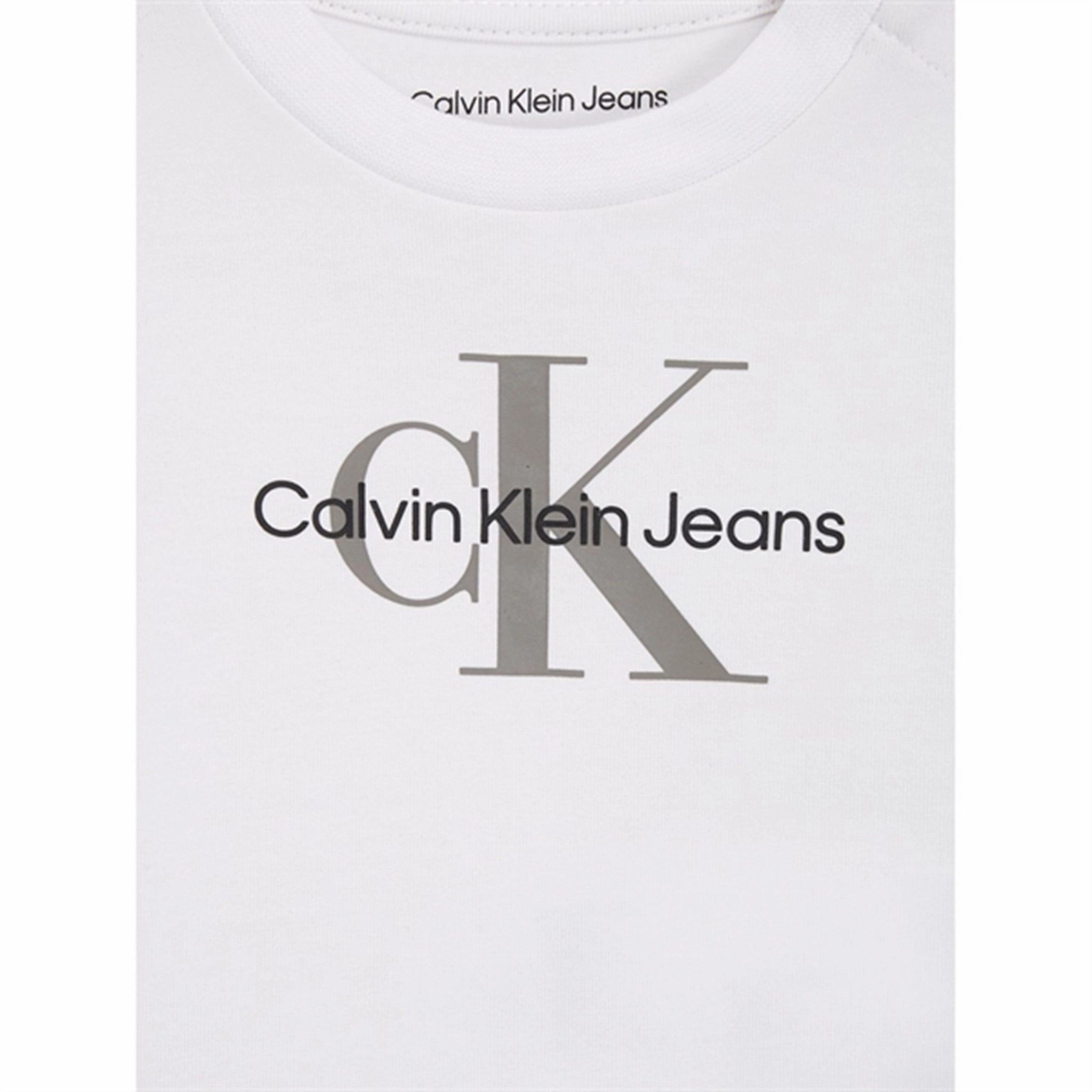 Ultra Soft Interior Calvin Klein Monogram Blouse Bright White
