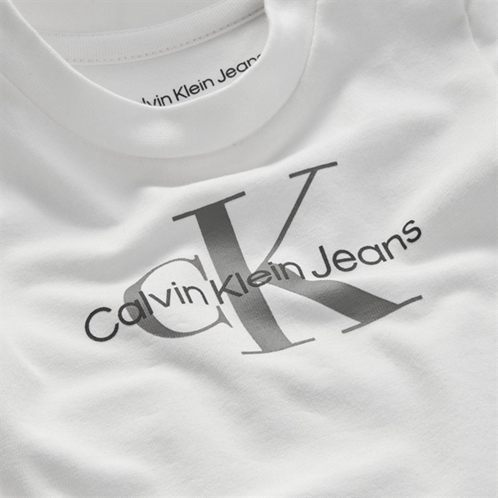 Thermoregulating Fabric Calvin Klein Monogram T-Shirt Bright White
