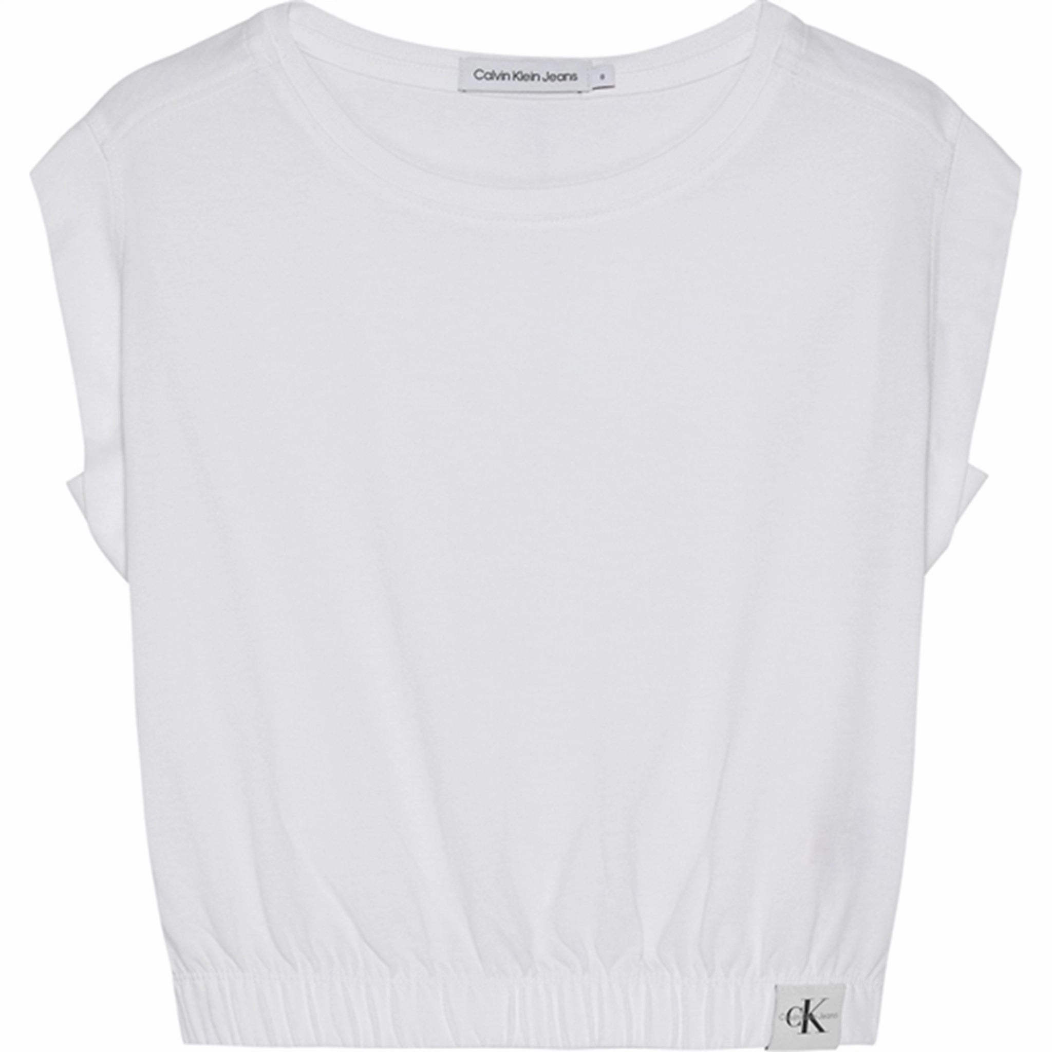 Calvin Klein Movement Label T-Shirt Bright White Weekend Ready Light Fit Wear