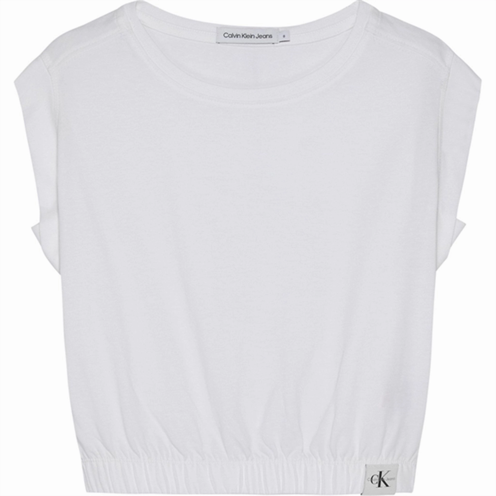 AdvancedMoistureManagement oversized but not shapeless Calvin Klein Movement Label T-Shirt Bright White
