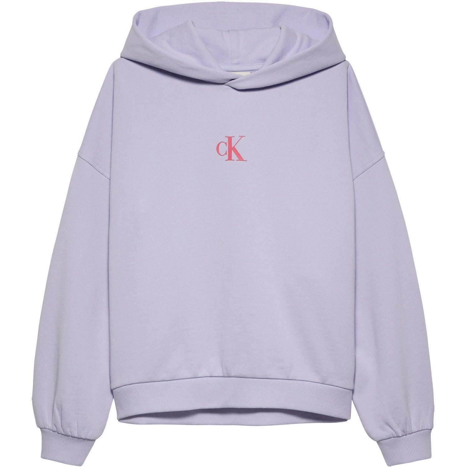 Rain Wear Mediterranean style Calvin Klein Purple Heather Flower Back Graphic Hoodie