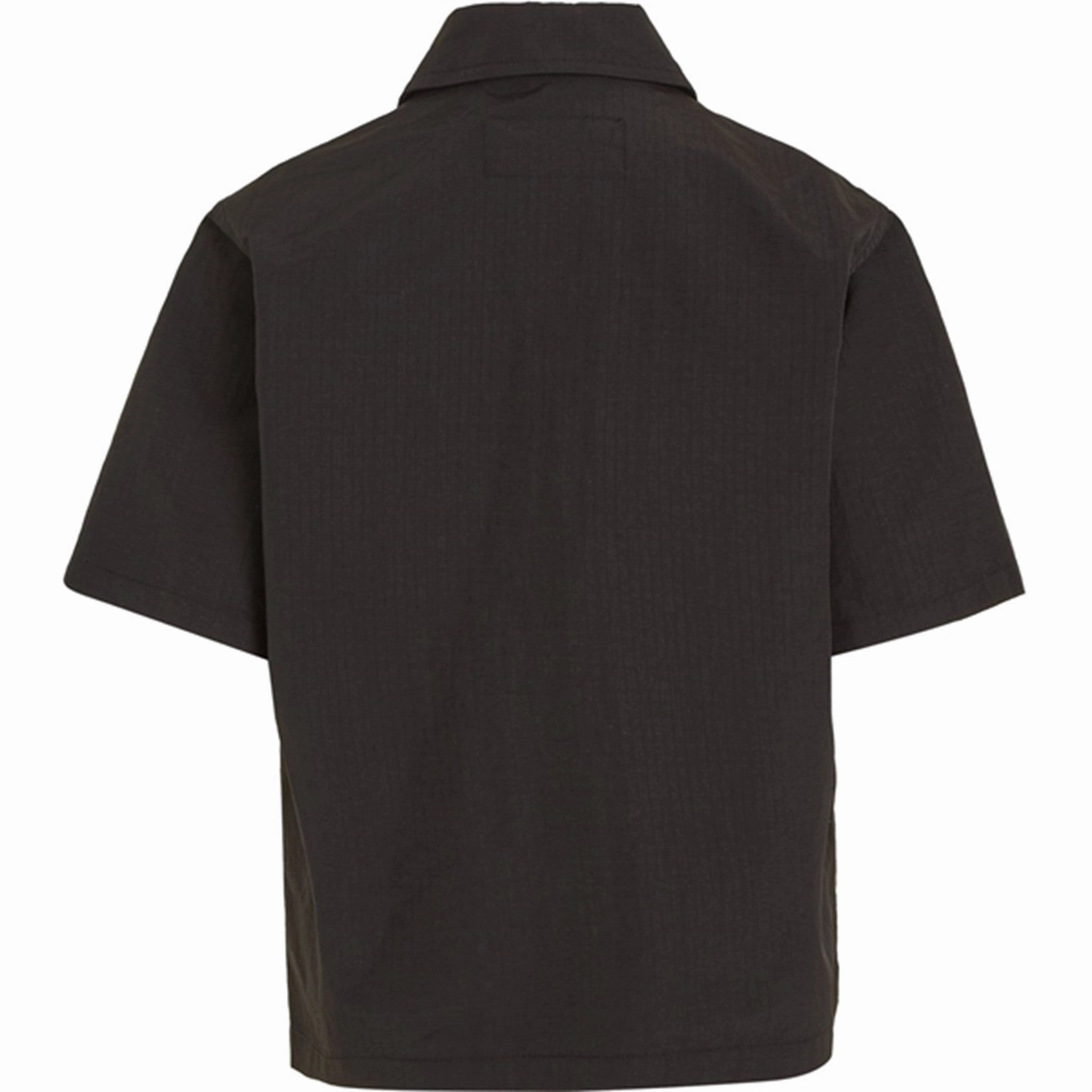 Calvin Klein Ripstop Tape Shirt Ck Black Neutral Shade Winter Comfort