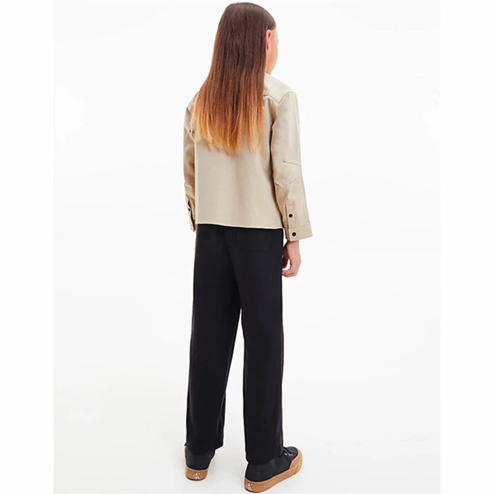 Calvin Klein Shirt Travertine Durable Stitching Unisex Option