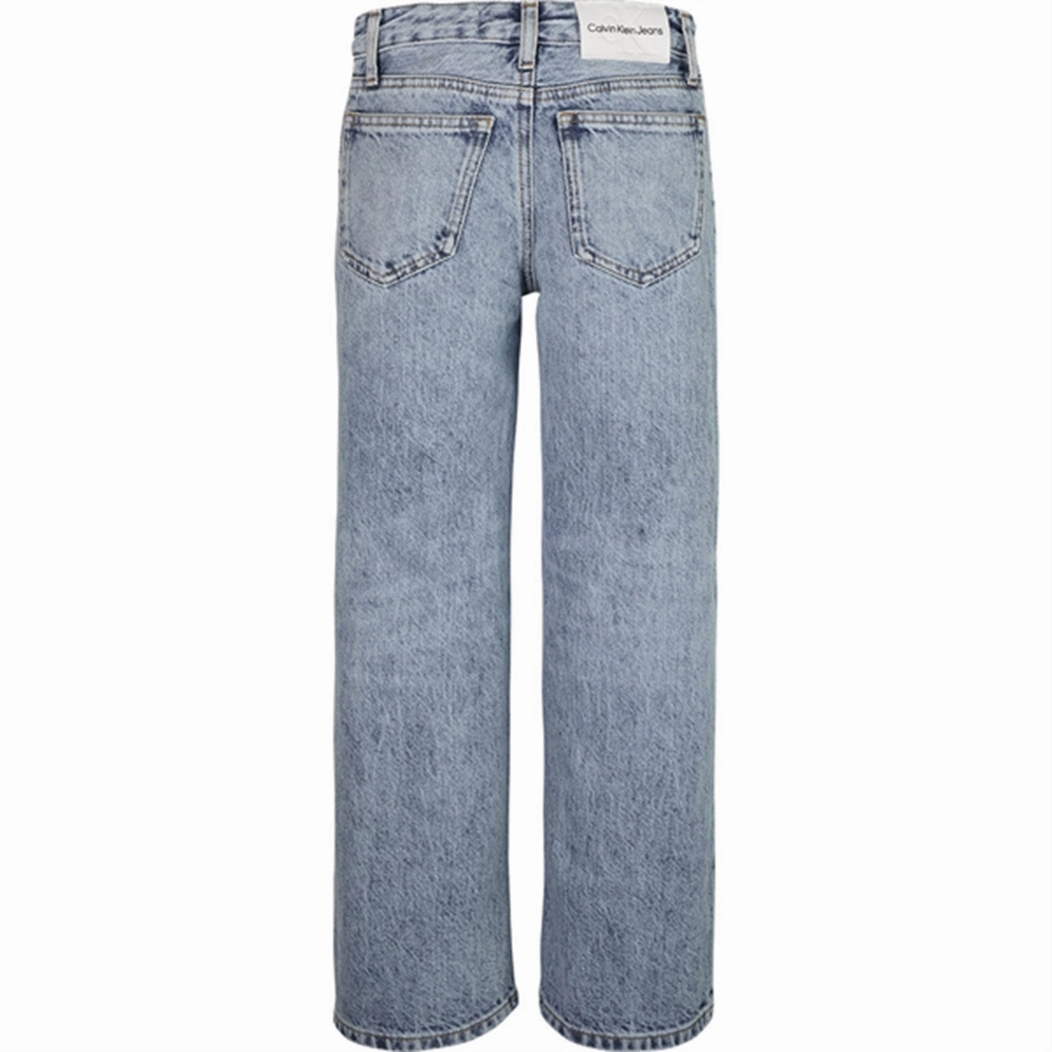 Minimalist Night Out Smooth Calvin Klein Wide Leg Pants Salt Pepper Light