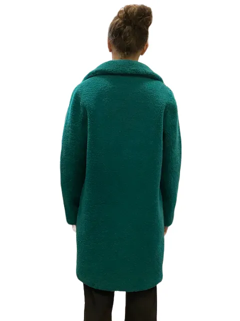 Censured pellicia sintetica da donna CW2770TSHRS 344 verde Fleece detachable sleeves
