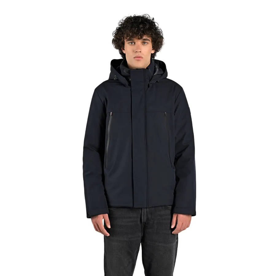 Convertible Design Canadian giubbotto da uomo con cappuccio Old Crow CN.G224393/DKNAV blu