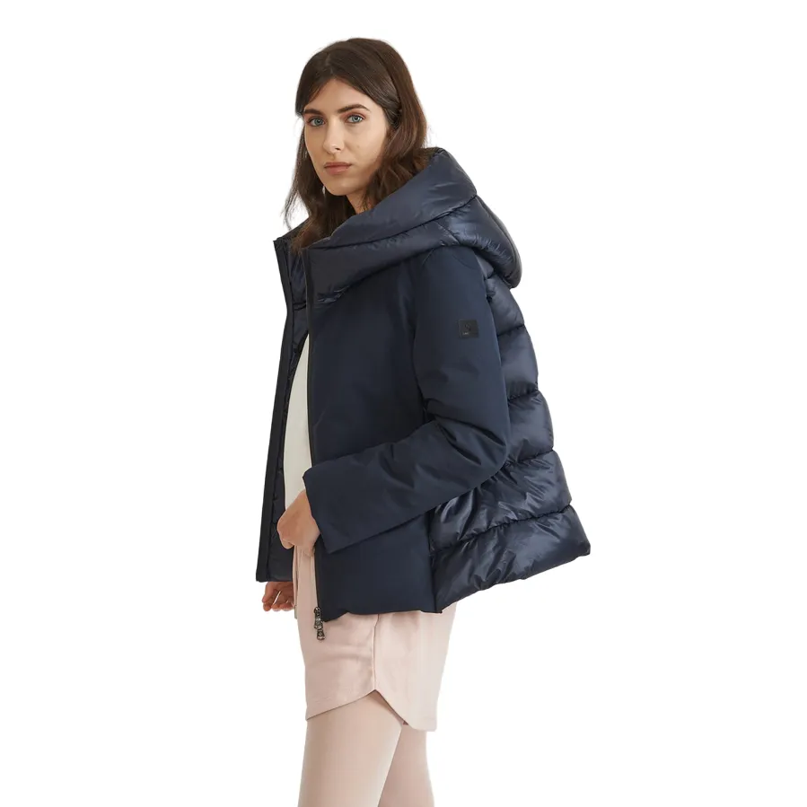 Windbreaker Tech Canadian giubbotto impermeabile da donna con cappuccio Lytton CN.G224377W/DKNAV blu