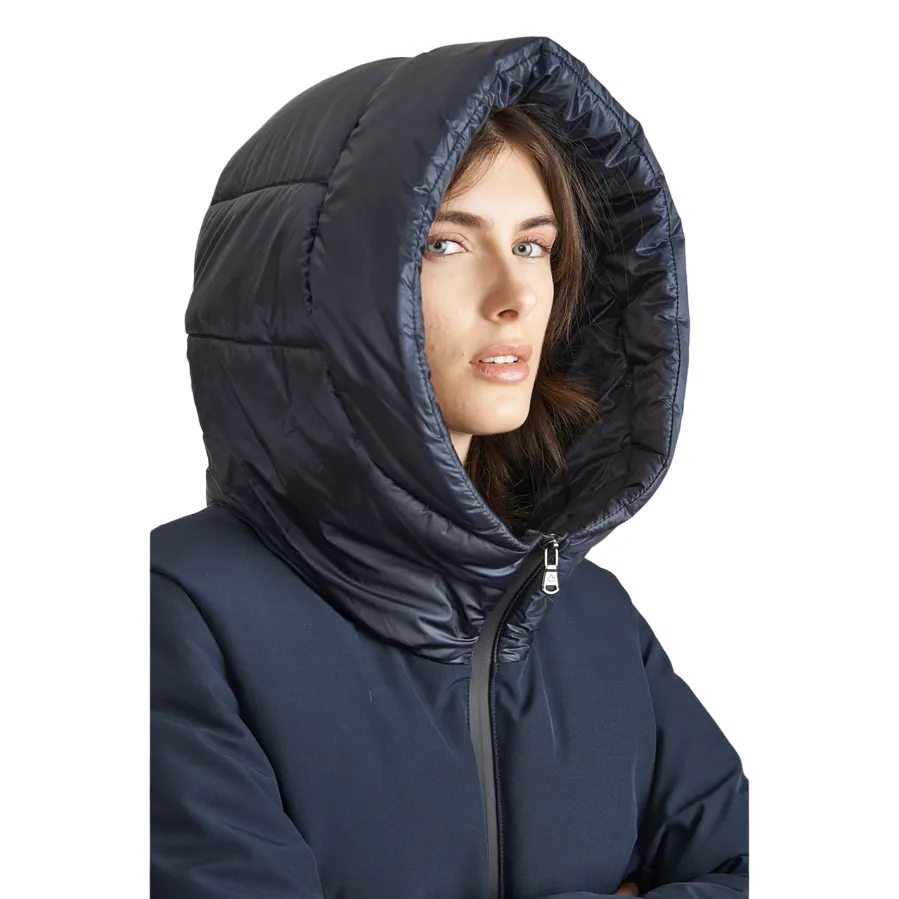 Canadian giubbotto impermeabile da donna con cappuccio Lytton CN.G224377W/DKNAV blu NonIrritating Tagless Neck