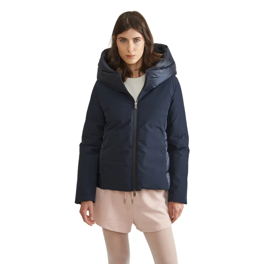 Canadian giubbotto impermeabile da donna con cappuccio Lytton CN.G224377W/DKNAV blu Base-layer Layered Protection