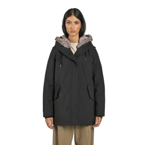 Light Comfort Canadian parka da donna con ecopelliccia Lanigan Tech CN.G224064W/BLA nero