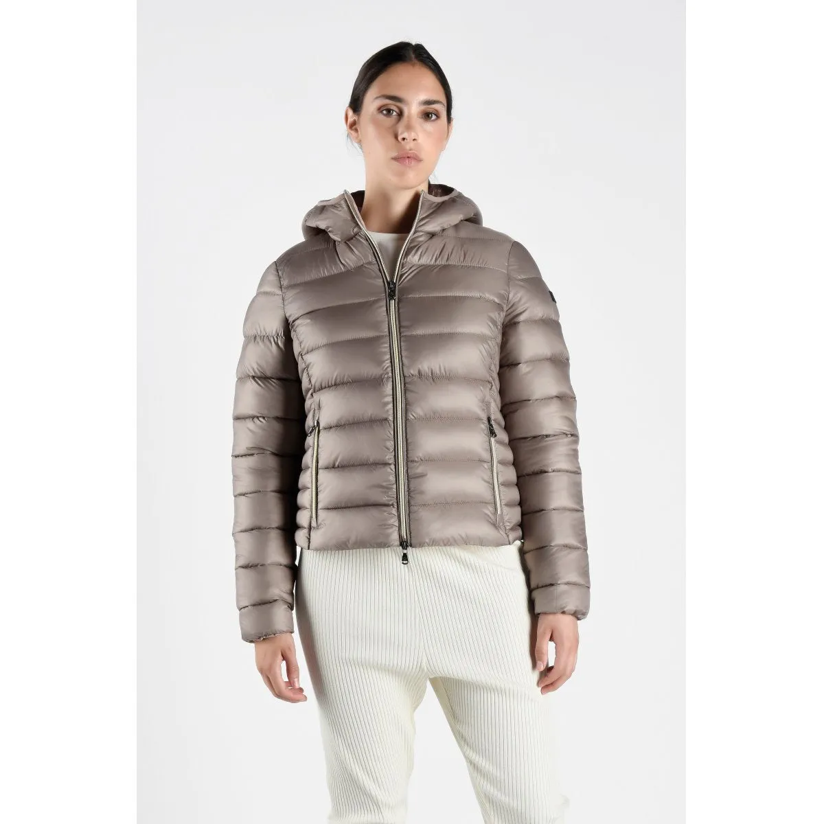 Light Padding sunrise Canadian Piumino da donna 100grammi con cappuccio Marystown Recycled CN.G221201WRE/CHARB