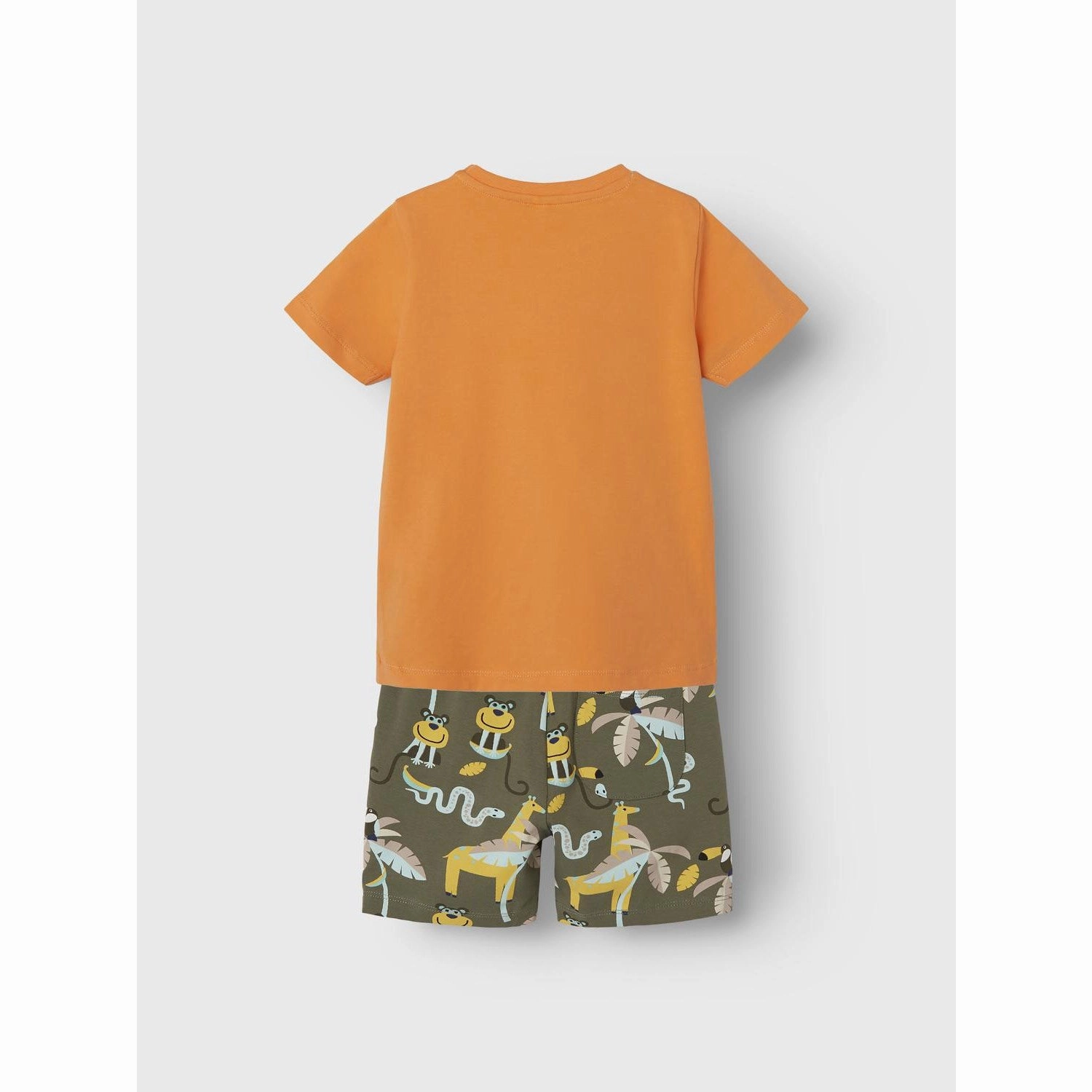 Weekend Comfort Wear Everyday apparel Name It Dusty Olive Zomu Shorts Set