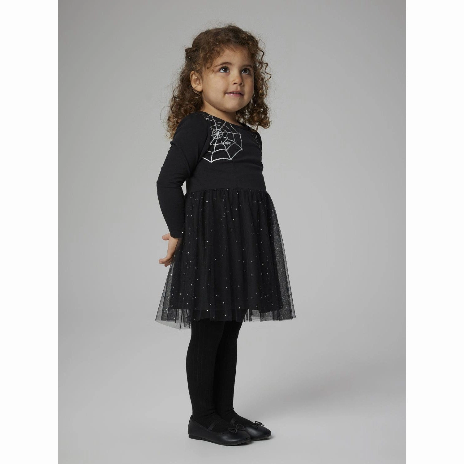Name It Black Nmfolone Ls Dress Quick Fit