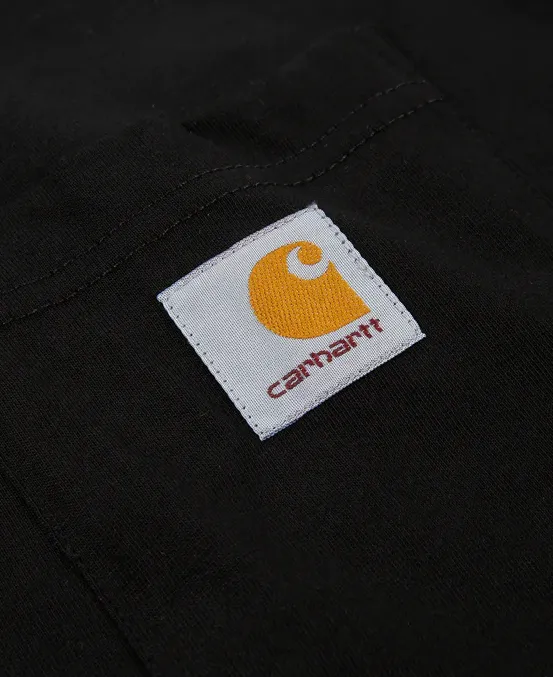 Timeless casual wear Carhartt T-shirt manica corta con tascino 1030434 89 black