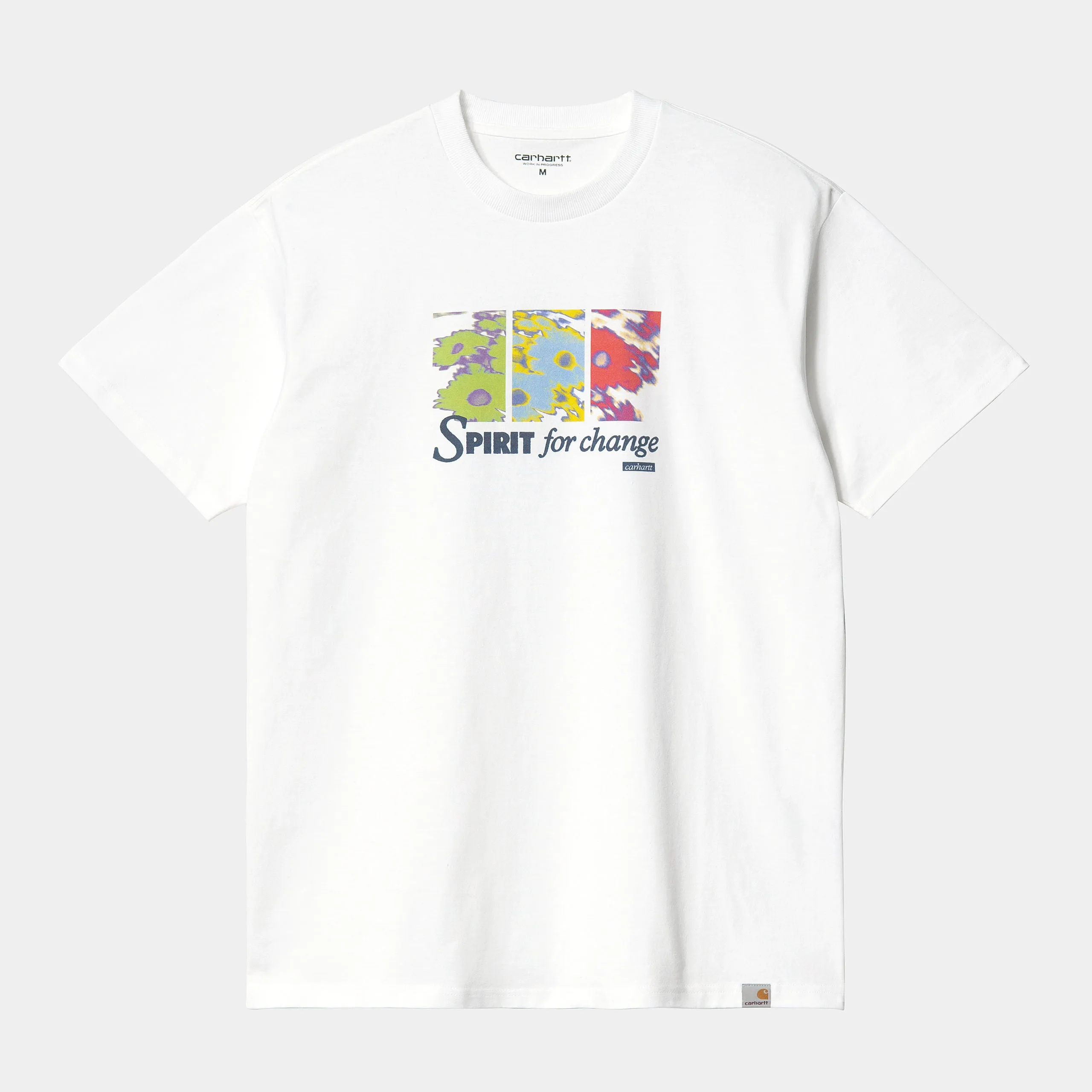 Carhartt T-shirt uomo manica corta Spirit I030186 02 white Recycled Polyester Thread