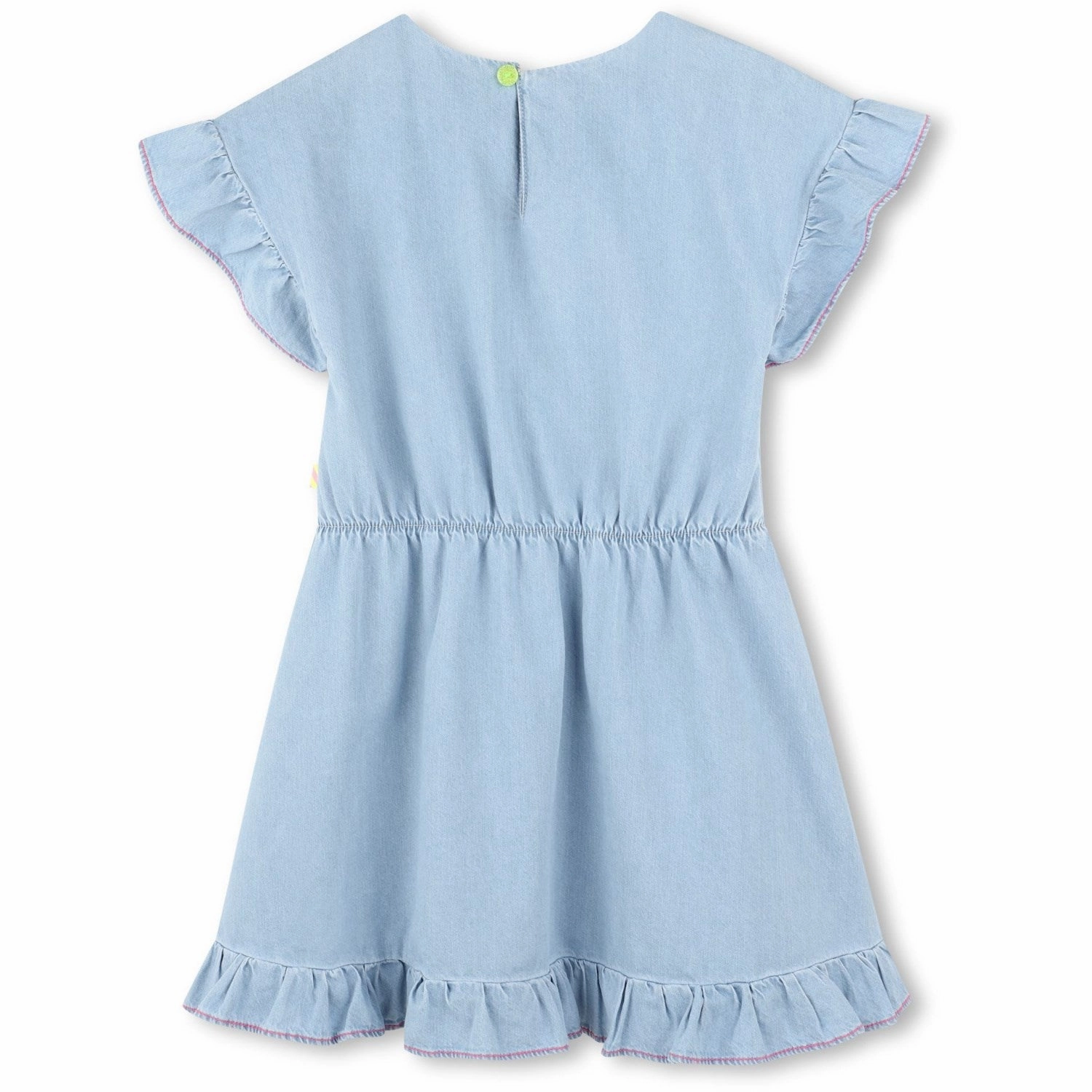 Carlieblush Bleach Denim Dress Trendy Fit Look