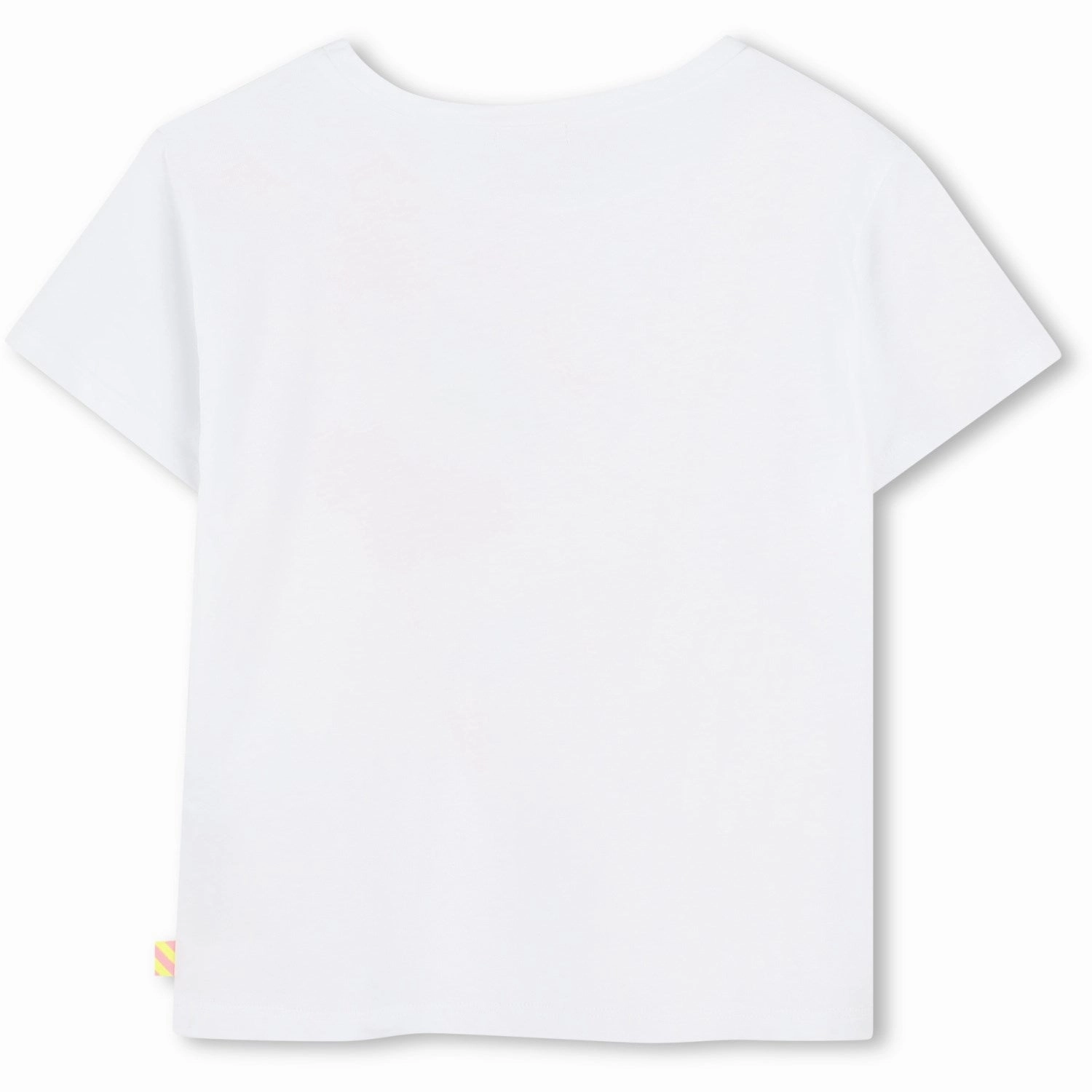 Light Trend SoftenedTexturedWeave Carlieblush White T-Shirt