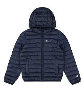 Champion giacca leggera da ragazzo con cappuccio Legacy Outdoor Light Hooded 306485 BS501 NNY navy Stylish Fleece