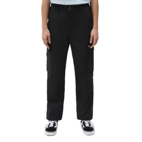 Tagless Design Streetwear vibe Dickies pantalone cargo da donna Hooper Bay DK0A4XDIBLK nero