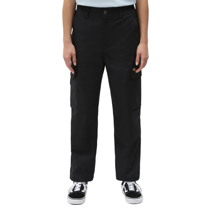 Tagless Design Streetwear vibe Dickies pantalone cargo da donna Hooper Bay DK0A4XDIBLK nero