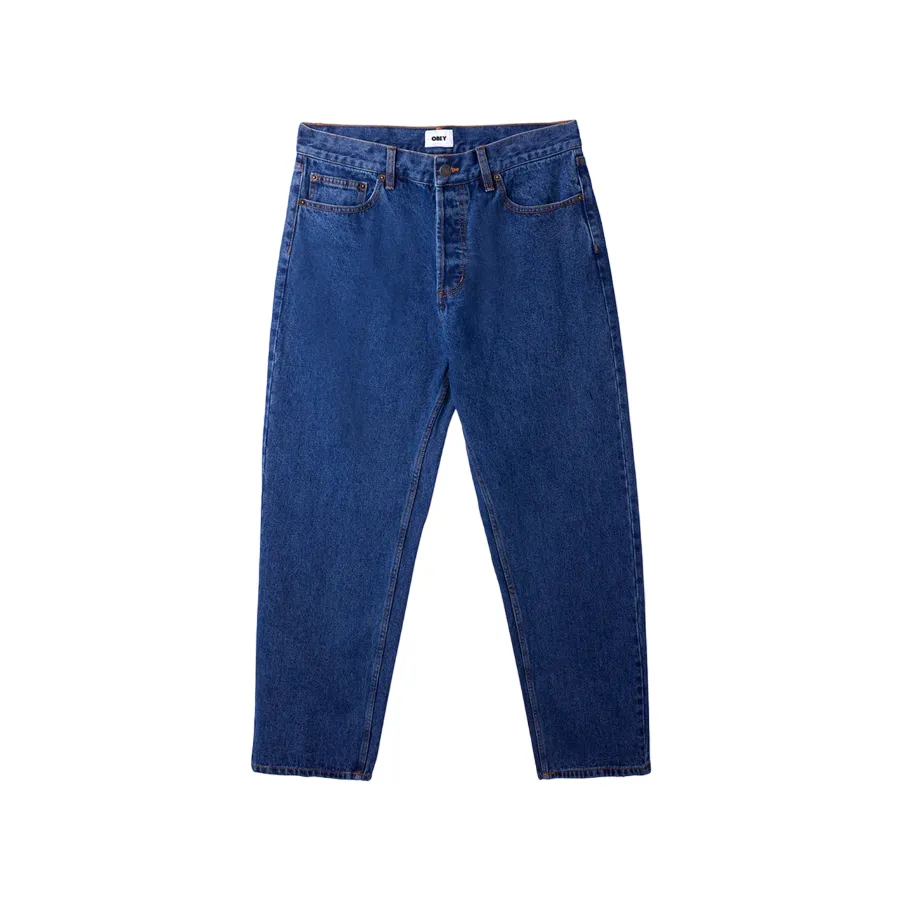 Flex Foam Inserts Obey pantalone jeans 5 tasche da uomo Hardwork 142010077 blu denim