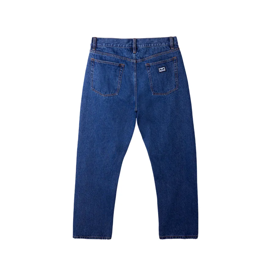 Casual Chic Look Lightweight insulation Obey pantalone jeans 5 tasche da uomo Hardwork 142010077 blu denim