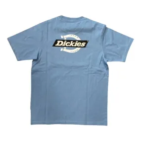 Dickies T-shirt manica corta da uomo Ruston DK0A4DC C36 celeste chiaro V neck